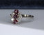 18ct Gold Ruby & Diamond Ring Size UK K US 5.25 EUR 50 Vintage Secondhand Pre-Owned Side 2