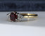 18ct Gold Ruby & Diamond Ring Size UK M US 6.25 EUR 52.5 Vintage Secondhand Pre-Owned Side 2