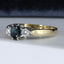 18ct Gold Sapphire & Diamond Ring Vintage 0.40ct Size UK K US 5.25 EUR 50 Vintage Secondhand Pre-Owned Side 2