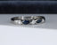 18ct White Gold Sapphire & Diamond Ring UK P US 7.75 EUR 56 Vintage Secondhand Pre-Owned Side 1
