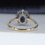 18ct Gold Sapphire & Diamond Ring Oval Sapphire 0.75ct Size UK R US 8.5 EUR 59