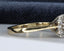 18ct Gold Sapphire & Diamond Ring Size UK O US 7 EUR 55 Vintage Secondhand Pre-Owned Hallmark 2