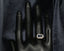18ct Gold Sapphire & Diamond Ring Size UK O US 7 EUR 55 Vintage Secondhand Pre-Owned Hand