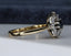 18ct Gold Sapphire & Diamond Ring Size UK J US 4.75 EUR 49 Vintage Secondhand Pre-Owned Side 4