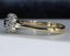 18ct Gold Sapphire & Diamond Ring Size UK N US 6.75 EUR 54 Vintage Secondhand Pre-Owned Side 3