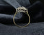 18ct Gold Sapphire & Diamond Ring Size UK N US 6.75 EUR 54 Vintage Secondhand Pre-Owned Profile