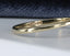 9ct Yellow Gold Sapphire & Diamond Ring Size UK O US 7.25 EUR 55 Vintage Secondhand Pre-Owned Hallmark 1