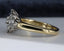 18ct Gold Diamond Cluster Ring 1.00ct, Size UK M US 6.25 EUR 52.5 Vintage Secondhand Pre-Owned Side 3