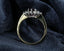18ct Gold Ruby & Diamond Ring Size UK M US 6.25 EUR 52.5 Vintage Secondhand Pre-Owned Profile