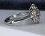 18ct Gold Diamond Ring 2.45ct Cluster Ring Size UK O US 7.25 EUR 55 Vintage Secondhand Pre-Owned Side 4