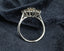 18ct Gold Diamond Ring 2.45ct Cluster Ring Size UK O US 7.25 EUR 55 Vintage Secondhand Pre-Owned Profile