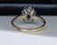 18ct Gold Ruby & Diamond Ring Size UK M 1/2 US 6.5 EUR 53 Vintage Secondhand Pre-Owned Back