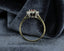 18ct Gold Ruby & Diamond Ring Size UK M 1/2 US 6.5 EUR 53 Vintage Secondhand Pre-Owned Profile