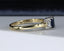 18ct Gold Sapphire & Diamond Ring Size UK Q US 8 EUR 57.5 Vintage Secondhand Pre-Owned Side 4