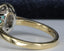 18ct Gold Opal & Diamond Ring Size UK N US 6.75 EUR 54 Vintage Secondhand Pre-Owned Hallmark 2