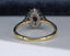 18ct Gold Ruby & Diamond Ring Size UK O 1/2 US 7.25 EUR 55.5 Vintage Secondhand Pre-Owned Back