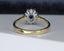 18ct Gold Sapphire & Diamond Ring Size UK O US 7 EUR 55 Vintage Secondhand Pre-Owned Back