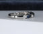 18ct White Gold Sapphire & Diamond Ring UK P US 7.75 EUR 56 Vintage Secondhand Pre-Owned Side 4