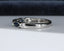 18ct White Gold Sapphire & Diamond Ring UK P US 7.75 EUR 56 Vintage Secondhand Pre-Owned Side 5
