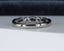 18ct White Gold Sapphire & Diamond Ring UK P US 7.75 EUR 56 Vintage Secondhand Pre-Owned Back