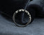 18ct White Gold Sapphire & Diamond Ring UK P US 7.75 EUR 56 Vintage Secondhand Pre-Owned Profile