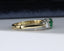 18ct Gold Emerald & Diamond Ring UK N 1/2 US 7.00 EUR 54.5 Vintage Secondhand Pre-Owned Side 3