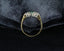 18ct Gold Emerald & Diamond Ring UK N 1/2 US 7.00 EUR 54.5 Vintage Secondhand Pre-Owned Profile