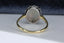 18ct Gold Opal & Diamond Ring, Size UK M US 6.25 EUR 52.5 Vintage Secondhand Pre-Owned Back