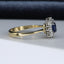18ct Gold Sapphire & Diamond Ring Size UK L US 5.75 EUR 51 Vintage Secondhand Pre-Owned Side 4