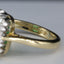 18ct Gold Emerald & Diamond Ring Emerald 1.40ct Vintage Size UK J US 4.75 EUR 49 Vintage Secondhand Pre-Owned Hallmark 2