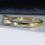 18ct Gold Emerald & Diamond Ring, Vintage, Size UK R US 8.5 EUR 59 Vintage Secondhand Pre-Owned Side 3