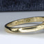 18ct Gold Sapphire & Diamond Trilogy Ring Size UK M US 6.25 EUR 52.5 Vintage Secondhand Pre-Owned Hallmark 4