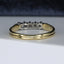 18ct Gold Diamond Ring 0.20ct Eternity Wedding Ring Size UK L US 5.75 EUR 51 Vintage Secondhand Pre-Owned Back