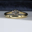 18ct-Gold-Diamond-Trilogy-Three-Stone-Ring-vintage-secondhand-pre-owned-jewellery-Emerald-Cut-Back