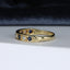18ct Gold Sapphire & Diamond Ring Eternity Wedding Size UK M US 6.25 EUR 52.5 Vintage Secondhand Pre-Owned Side 4