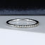 18ct White Gold Diamond Eternity Ring Size UK M US 6.25 EUR 52.5 Vintage Secondhand Pre-Owned Side 1