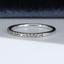 18ct White Gold Diamond Eternity Ring Size UK M US 6.25 EUR 52.5 Vintage Secondhand Pre-Owned Side 2