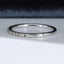 18ct White Gold Diamond Eternity Ring Size UK M US 6.25 EUR 52.5 Vintage Secondhand Pre-Owned Side 3