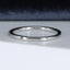18ct White Gold Diamond Eternity Ring Size UK M US 6.25 EUR 52.5 Vintage Secondhand Pre-Owned Back