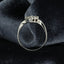 18ct Gold Diamond Ring 0.40ct Cluster Ring White Gold Size UK N US 6.75 EUR 54 Vintage Secondhand Pre-Owned Profile