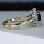18ct Gold Sapphire & Diamond Ring, Oval Sapphire 0.75ct, Size UK N US 6.75 EUR 54 Vintage Secondhand Pre-Owned Side 5