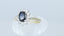 18ct Gold Sapphire & Diamond Ring, Oval Sapphire 0.75ct, Size UK N US 6.75 EUR 54
