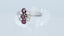 18ct Gold Ruby & Diamond Ring Size UK K US 5.25 EUR 50