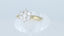 18ct Gold Diamond Ring 0.60ct Cluster Ring Size UK K US 5.25 EUR 50