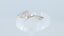 18ct Gold Diamond Ring Vintage 0.13ct Cluster Ring Size UK L US 5.75 EUR 51