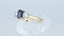 18ct Gold Sapphire & Diamond Ring Size UK Q US 8 EUR 57.5
