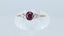 18ct Gold Ruby & Diamond Ring Size UK M US 6.25 EUR 52.5