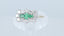 18ct Gold Emerald & Diamond Ring 0.72ct Size UK Q US 8 EUR 57