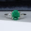 Emerald and Diamond Rings