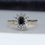 18ct-gold-sapphire-diamond-ring-vintage-size-uk-n-us-6-75-eur-54-vintage-secondhand-pre-owned-jewellery-gold-platinum- front